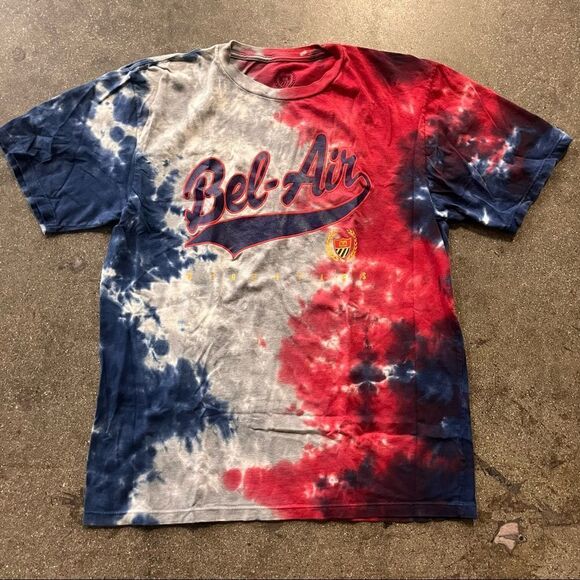 BEL AIR ATHLETICS WILL SMITH FRESH PRINCE TIE DYE TEE MEDIUM - Picture 6 of 7